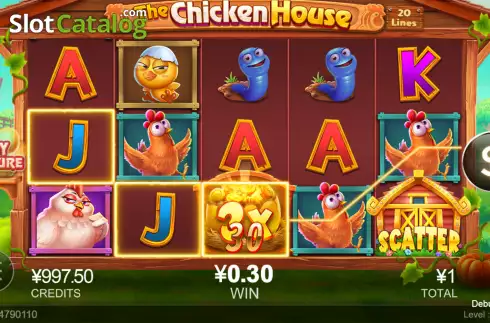 Win screen 2. The Chicken House slot