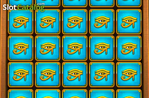 Game screen. Mummys Treasure slot
