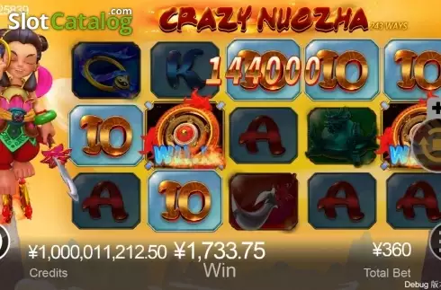 Skärmdump3. Crazy Nuozha slot