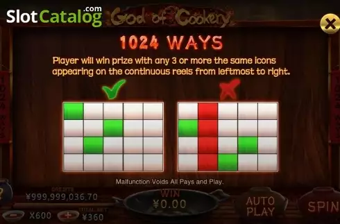 Lines. God of Cookery (CQ9Gaming) slot