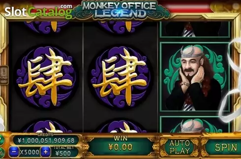 Bildschirm2. Monkey Office Legend slot