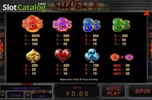 Captura de tela4. Super 8 (CQ9 Gaming) slot
