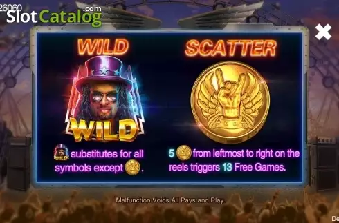 Wild & Scatter. Rave High slot