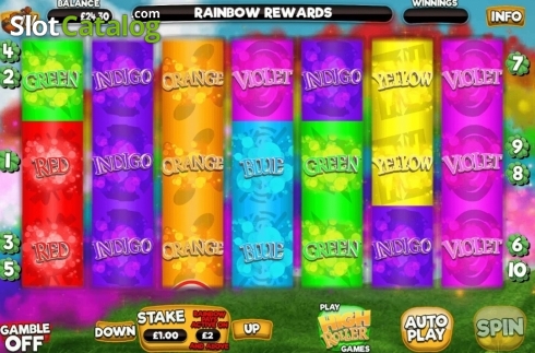 画面4. Rainbow Rewards カジノスロット