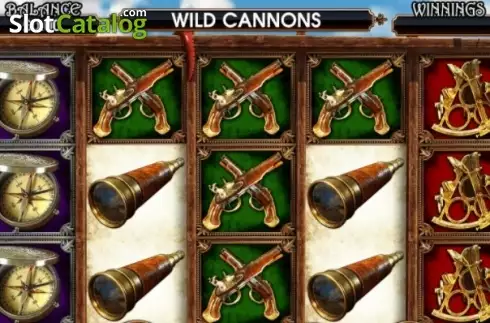 Game Workflow screen . Wild Cannons slot