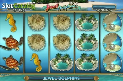 Game Workflow screen . Jewel Dolphin slot