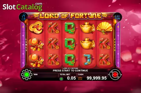 Reel screen. Lord Of Fortune slot