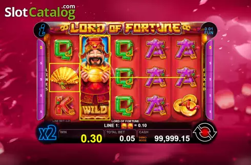 Win screen 2. Lord Of Fortune slot