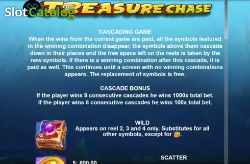 Ekran5. Treasure Chase yuvası
