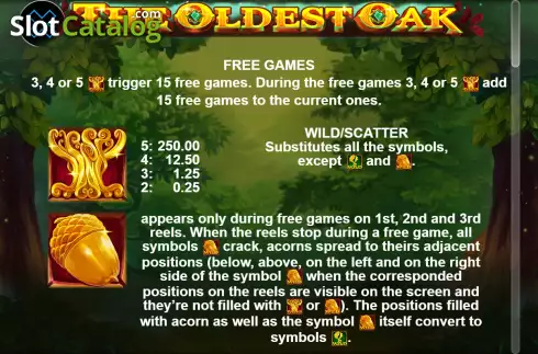 Bildschirm6. The Oldest Oak slot