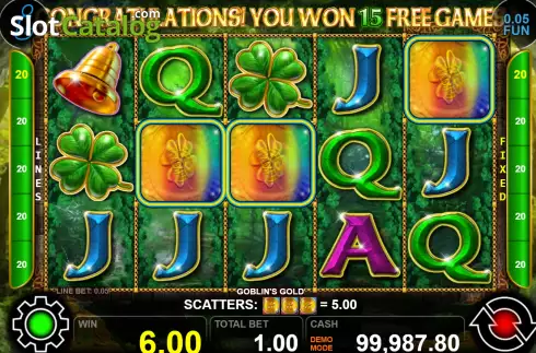 Win screen 2. Goblin's Gold (Casino Technology) slot
