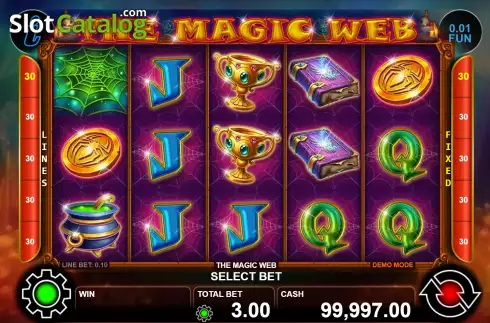 The Magic Web Slot. The Magic Web slot