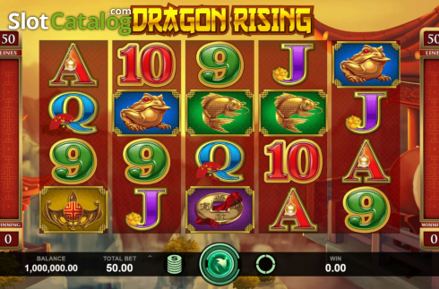 Reel Screen. Dragon Rising slot