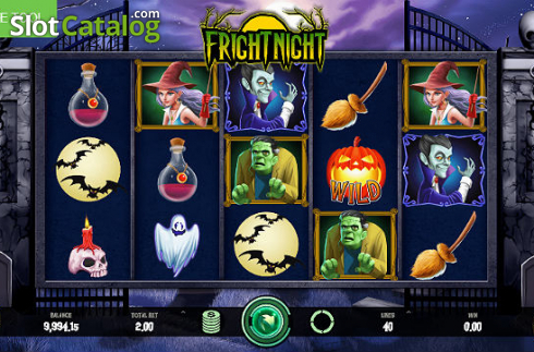 Bildschirm2. Fright Night slot