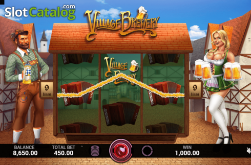 Win Screen 1. Village Brewery slot
