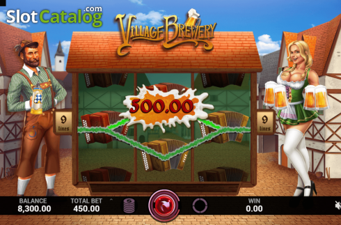 Win Screen 2. Village Brewery slot