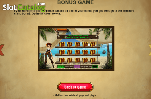 Bonus Game Screen. Bingo Pirata slot