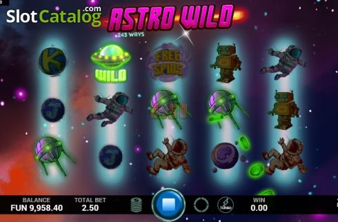 Οθόνη5. Astro Wild (Caleta Gaming) Κουλοχέρης 