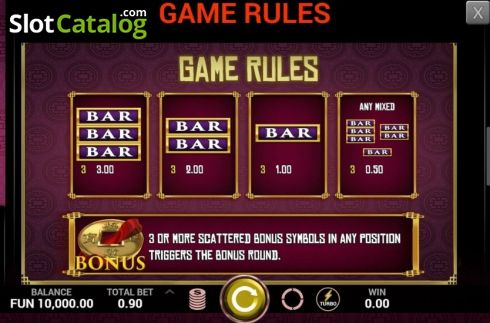 Game Rules 3. Lucky K slot