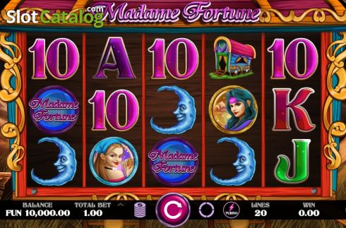 画面2. Madame Fortune (Caleta Gaming) カジノスロット