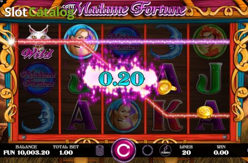 画面4. Madame Fortune (Caleta Gaming) カジノスロット