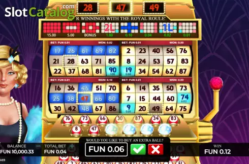 Win screen 2. Bingo Royale slot
