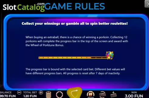 Game Rules screen 5. Piggy Show Bingo slot