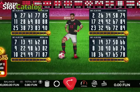 Bildschirm2. Blaze Futebol Bingo slot