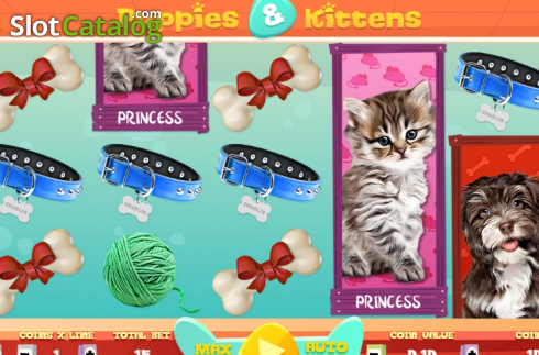 Captura de tela2. Puppies and Kittens slot