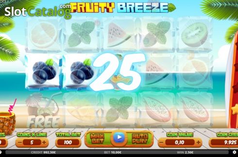 Bildschirm3. Fruity Breeze slot