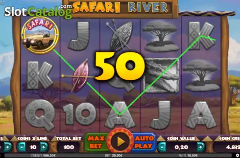 Skärmdump4. Safari River slot