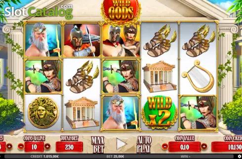 Captura de tela2. Wild Gods (Capecod Gaming) slot