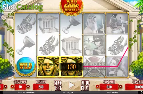 Captura de tela4. Wild Gods (Capecod Gaming) slot