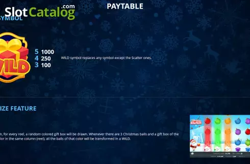 Bildschirm5. Christmas Surprise slot