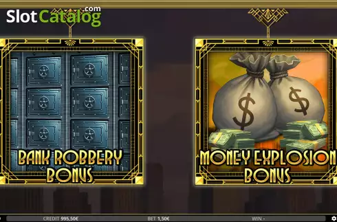 Bildschirm4. Bank Job (Capecod Gaming) slot