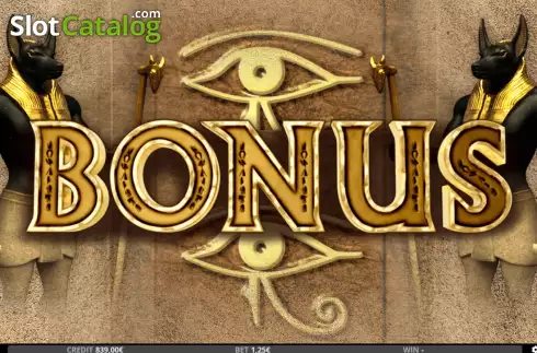 Bonus Game screen 2. Anubi's Treasure slot