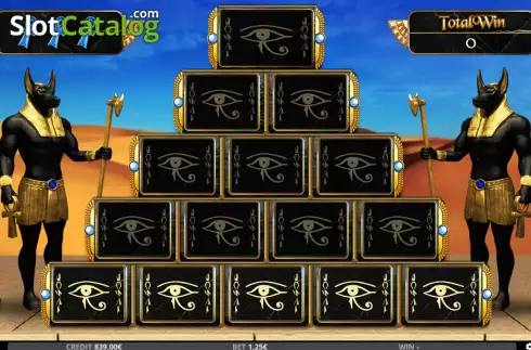 Bonus Game screen 3. Anubi's Treasure slot