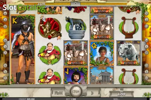 Free Spins Game screen 2. Antica Roma slot