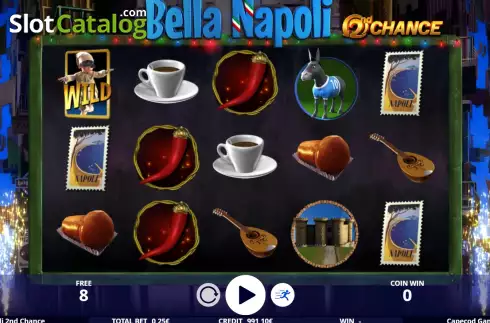 Free Spins screen 2. Bella Napoli 2nd Chance slot