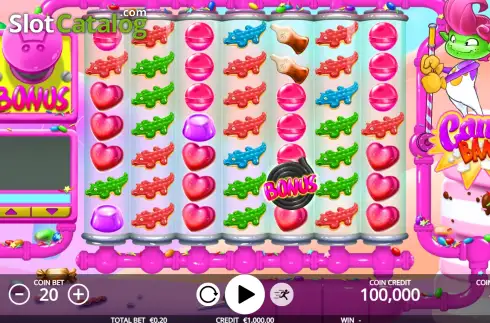 Bildschirm2. Candy Bang slot
