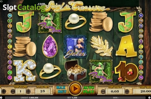 Bildschirm2. Fairy's Treasure slot