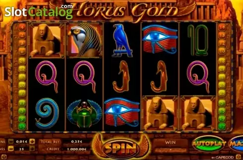 Bildschirm2. Horus Gold slot