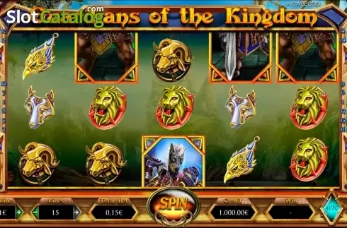 Bildschirm3. Guardians of the Kingdom slot