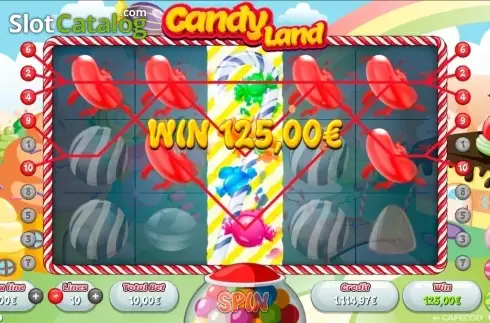Skärmdump5. Candy Land (Capecod Gaming) slot