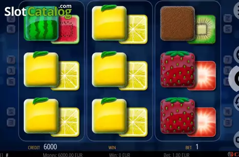 Game screen. Fruity Square slot
