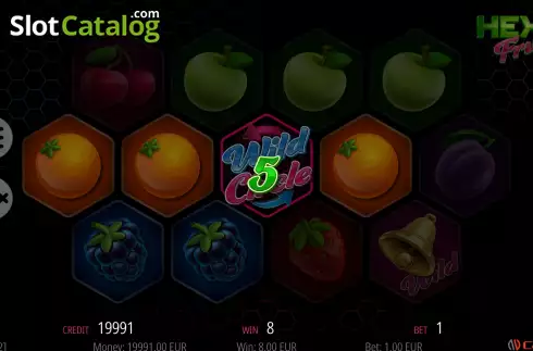 Win screen 2. Hexa Fruits slot