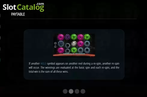 Game Features screen 2. Nebula Stars slot