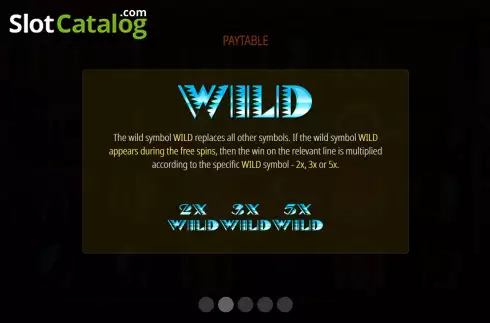 Game Features screen 2. Buffalo Race slot
