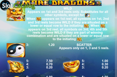 Bildschirm6. More Dragons slot