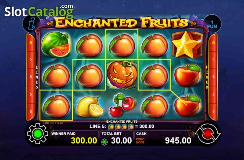 Win screen 2. Enchanted Fruits slot